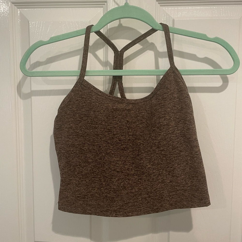 Spacedye racerback cropped tank